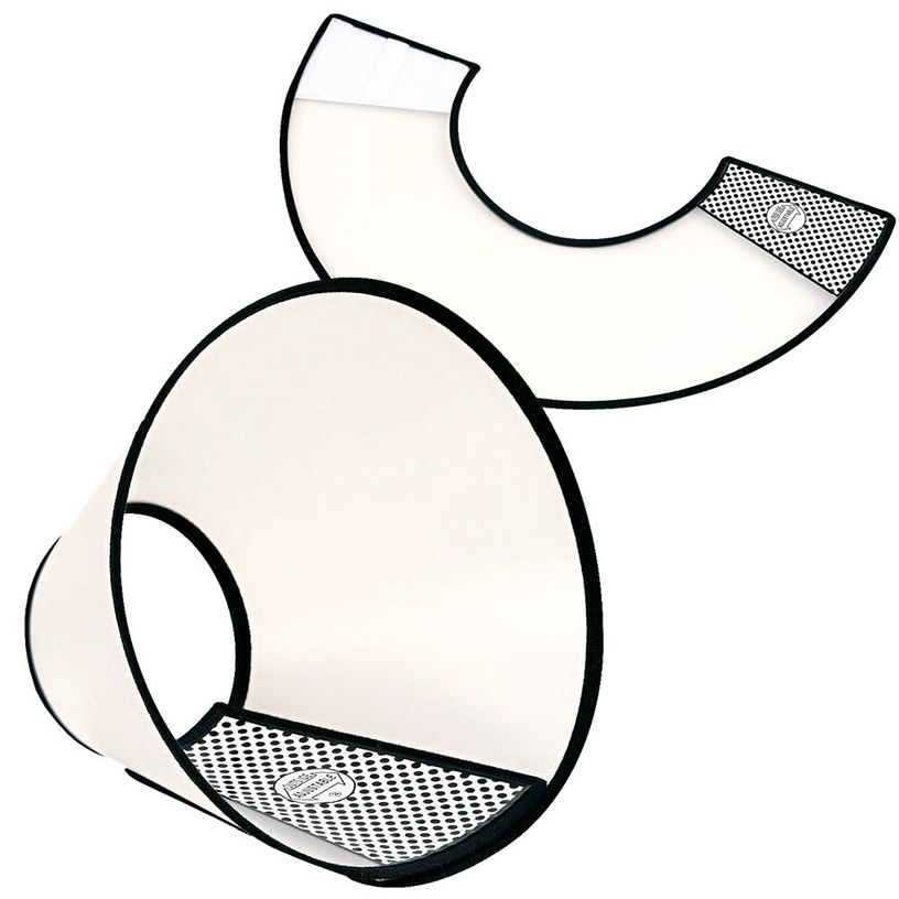 Защитный воротник Flamingo Capo 503003, прозрачный/черный