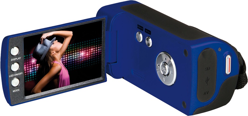 Vaizdo kamera Easypix, mėlyna, 1280 x 720