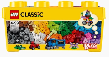 Konstruktors LEGO® Classic LEGO® vidējā izmēra radošais klucīšu komplekts 10696, 484 gab.