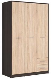 Black Red White Nepo Large Wardrobe Wenge&Sonoma Oak