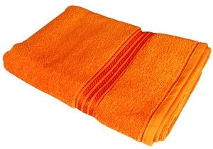 Verners Frotee Wick Pattern 70x140cm Orange