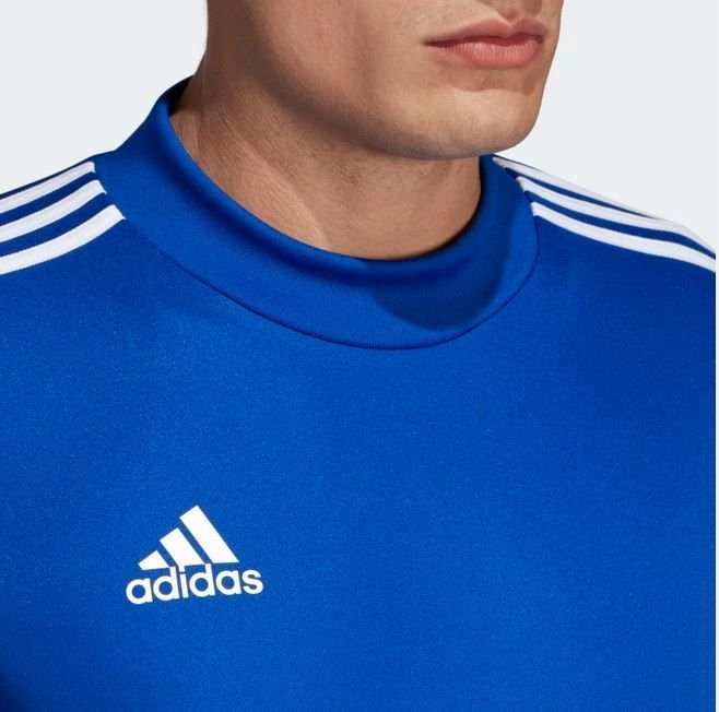Футболка с длинными рукавами, мужские Adidas, синий, XL