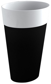 Vannas istabas izlietne Besco Black & White Uniqa, minerālu lējums mineral durabe, 840 mm x 460 mm x 320 mm