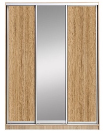 Garant-NV Wardrobe w/ 3 Sliding Doors 240x240x60cm Santana Oak