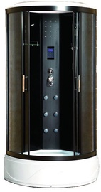 Dušas kabīne Vento Rome ZS-9668, masāžas, pusapaļā, 900 mm x 900 mm x 2200 mm