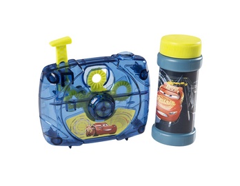 Žaislinis muilo burbulų fotoaparatas Cars, 50 ml