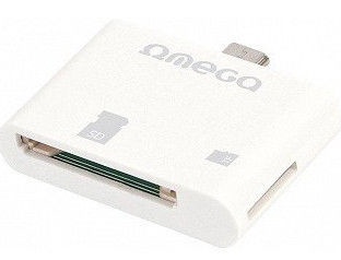 Omega Card Reader Micro USB White