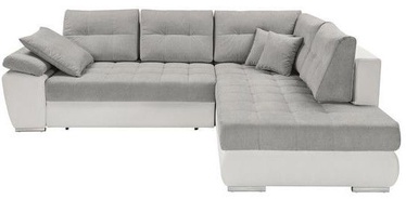 Black Red White Bed Right Carl II Corner Light Grey/White
