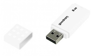 USB zibatmiņa Goodram, balta, 8 GB