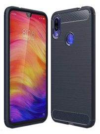 Hurtel Carbon Back Case For Xiaomi Redmi Note 7 Blue