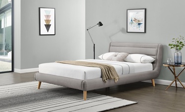 Кровать Elanda, 140 x 200 cm, бежевый, с решеткой