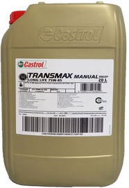 Масло для трансмиссии Castrol Transmax Manual Long Life 75W - 85, для трансмиссии, для грузовиков, 20 л