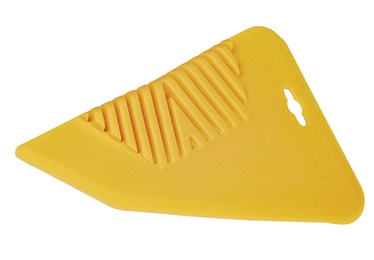 Špakteļlāpstiņa izlīdzināšanai un piespiešanai dzeltena, 28cm