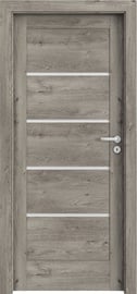 Полотно межкомнатной двери Porta Verte Home G4 Verte Home G4, левосторонняя, сибирский дуб, 203 x 64.4 x 4 см
