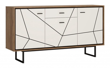 Meble Wojcik Brolo Chest Of Drawers BROK04 Catania Oak/White