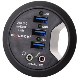 Delock USB 3.0 3-Port In-Desk Hub