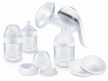 Komplekts NUK Nature Sense Still Set Breastfeeding Set