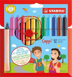 Stabilo Cappi Fibre-Tip Pens 12pcs