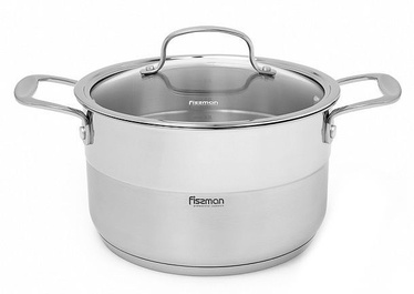 Fissman Nordia Casserole With Glass Lid D20cm 3.7l