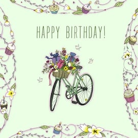 Clear Creations Birthday Bike Card CL1924