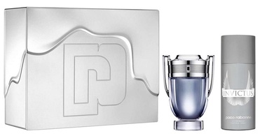Набор для мужчин Paco Rabanne Invictus 100 ml EDT + 150 ml Deodorant Spray 2017