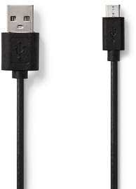 Nedis USB 2.0 Cable A To microB 2m Black