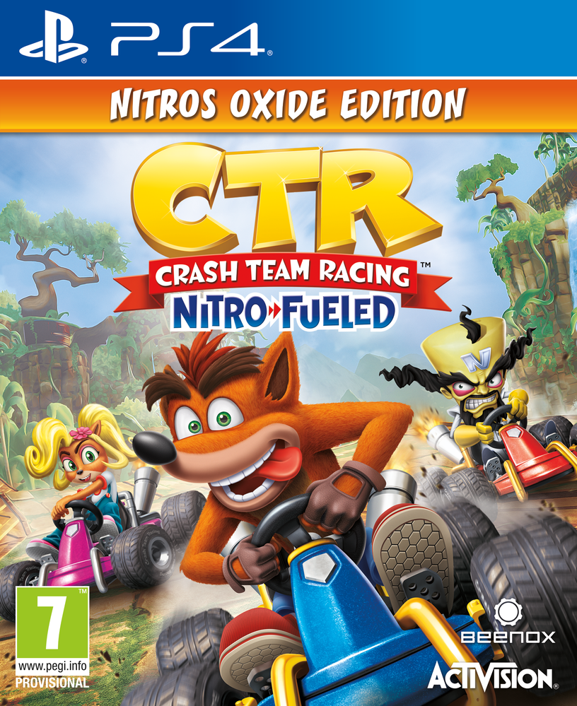 PlayStation 4 (PS4) mäng Sony Crash team racing Nitro-fueled