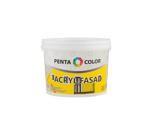 Krāsa fasādēm Pentacolor Acryl Fasad, 3 l, balta