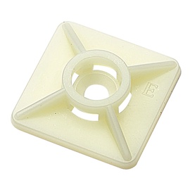 Kronšteins Elematic, plastmasa, balta, 27 mm x 27 mm