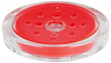 Spirella Soap Dish Sydney Acrylic Red