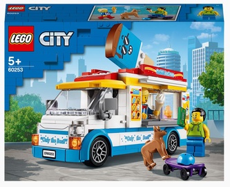 Конструктор LEGO City Грузовик мороженщика 60253, 200 шт.