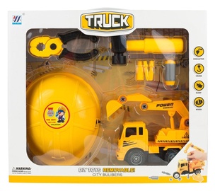 Bērnu darbarīku komplekts Truck 501051894, melna/dzeltena/pelēka