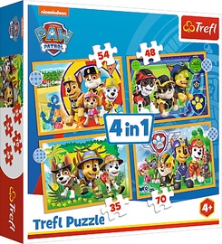 Pusle Trefl PAW PATROL 4in1 34395, 207 tk