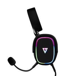 Spēļu austiņas īpaši datorspēlēm Modecom Prometheus MC-899, melna