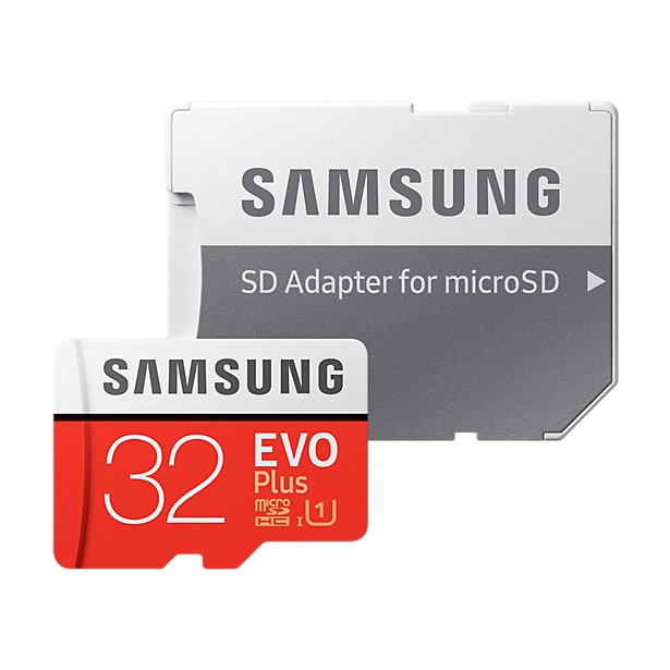 Atmiņas karte Samsung EVO+ 32GB microSDHC UHS-I Class 10 + SD Adapter