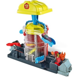 Автомобильная трасса Mattel Hot Wheels Super City Fire House Rescue Play Set GJL06