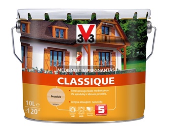 Koksnes impregnants V33 Classique, caurspīdīgs, 10 l