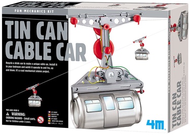 Intelektuāla rotaļlieta 4M Tin Can Cable Car 3358
