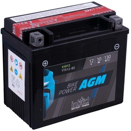 Akumulators IntAct YTX12-BS, 12 V, 10 Ah, 130 A