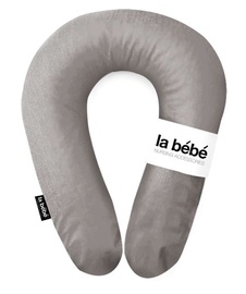 La Bebe Rich Satin Nursing Maternity Pillow 30x175cm Dark Grey 113007
