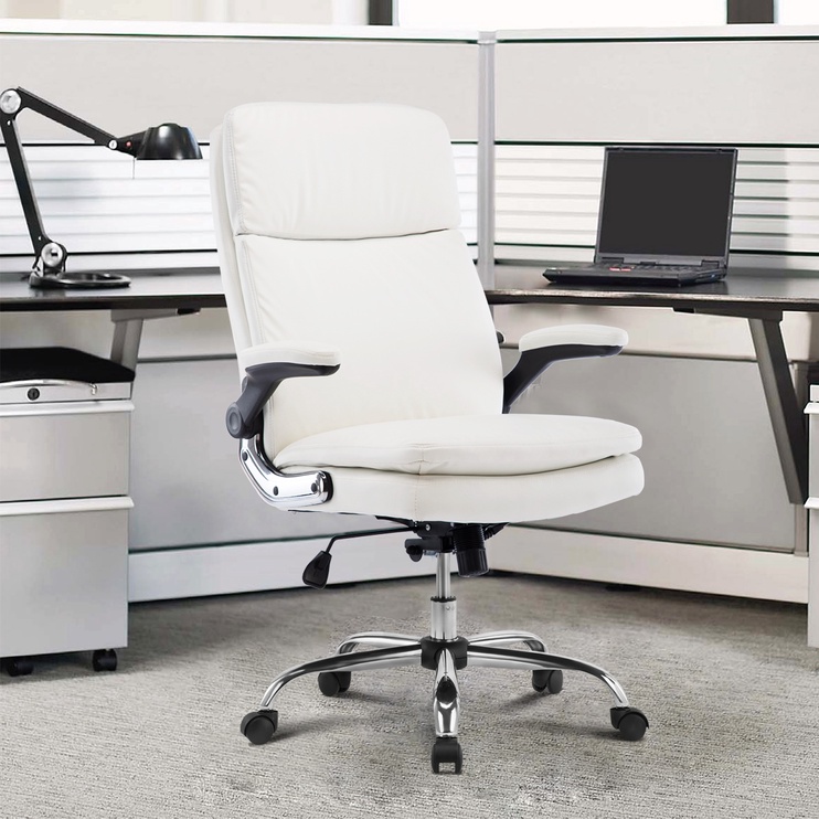 Офисный стул Domoletti 3287, 52 x 53 x 106 - 116 см, белый