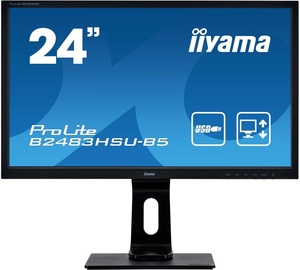 Monitors Iiyama Prolite B2483HSU-B5, 24", 1 ms