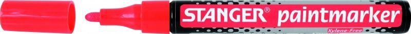 Veekindel marker Stanger Paintmarker 2-4mm 10pcs Red 219013