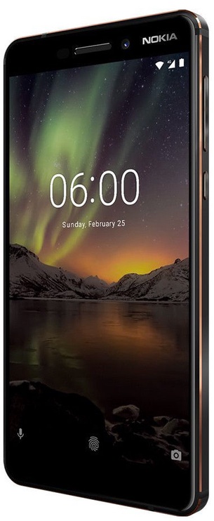 Мобильный телефон Nokia 6, черный, 3GB/32GB