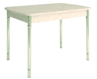 Pusdienu galds DaVita Orfej 28 Stone Cream, 1120x750x750 mm