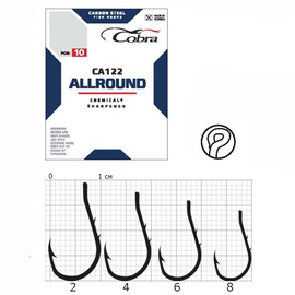 Āķis Salmo CA122 CA122-004, melna