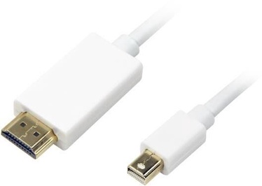 LogiLink Mini DisplayPort to HDMI 2m White