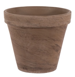 Puķu pods Domoletti Basalt T-001-025-20, keramika, Ø 20 cm, tumši brūna