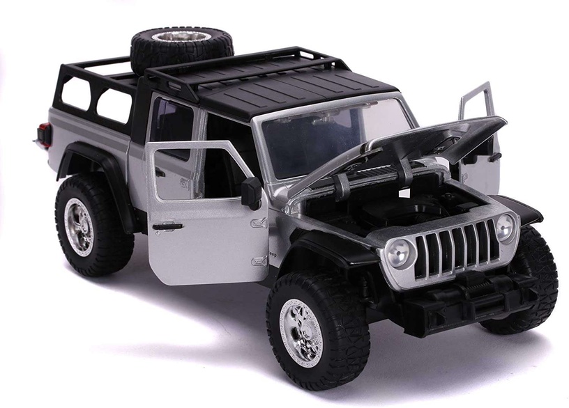 Bērnu rotaļu mašīnīte Jada Toys Fast & Furious Jeep Gladiator 253203055, sudraba