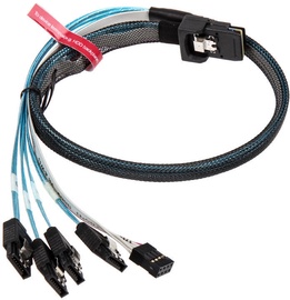 Silverstone SST-CPS03-RE Mini SAS To SATA Cable 0.5m